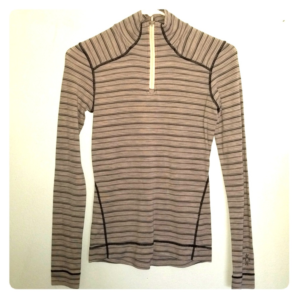 Smartwool mid weight zip top XS